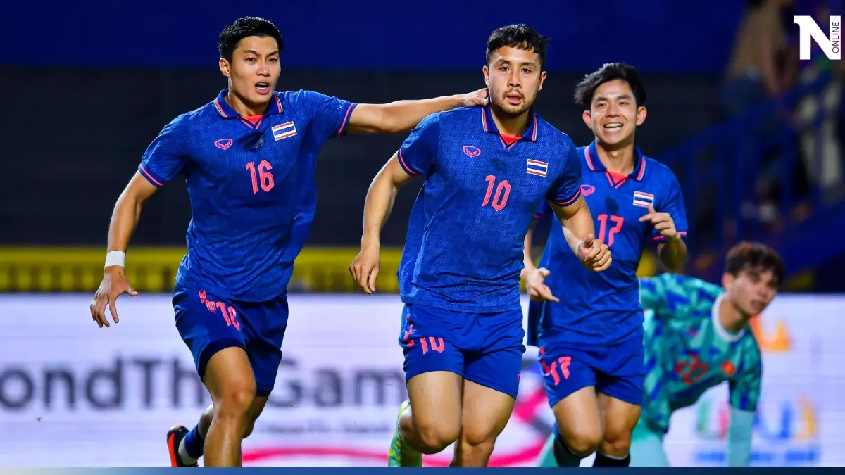 ดูบอลสด "ไทย vs เมียนมา" เกมตัดเชือกซีเกมส์ 2023 เช็กสถิติ-รายชื่อ 11 ตัวจริง ดูบอลสด "ไทย vs เมียนมา" เกมตัดเชือกซีเกมส์ 2023 เช็กสถิติ-รายชื่อ 11 ตัวจริง