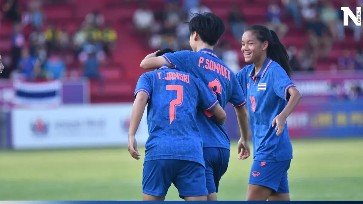 "ฟุตบอลหญิงทีมชาติไทย" อัด สปป.ลาว 6-0 คว้าชัยสองนัดรวดบอลหญิง "ซีเกมส์ 2023"