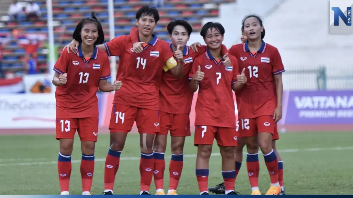 "ฟุตบอลหญิงทีมชาติไทย" ถล่ม กัมพูชา 6-0 คว้าเหรียญทองแดง ซีเกมส์ 2023 "ฟุตบอลหญิงทีมชาติไทย" ถล่ม กัมพูชา 6-0 คว้าเหรียญทองแดง ซีเกมส์ 2023