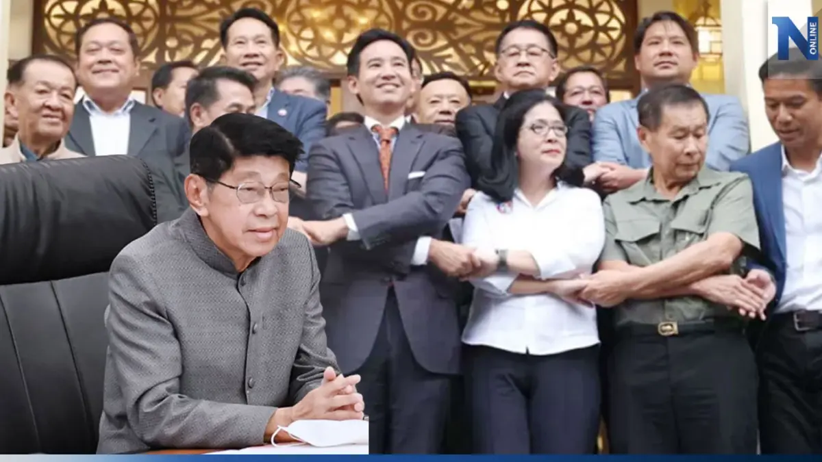 "วิษณุ" เชื่อจัดตั้ง "รัฐบาลก้าวไกล" ได้ เอาไมตรีแลกเสียงโหวต "นายกฯ"