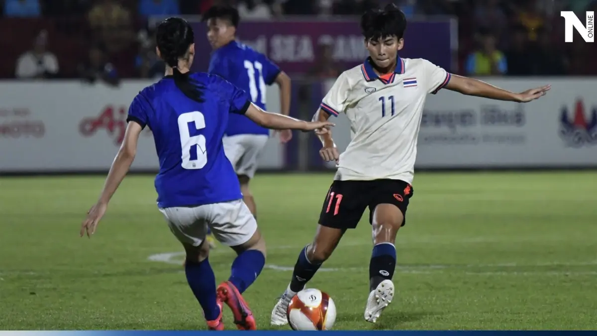 ไทย อัด กัมพูชา 3-0 ลิ่วตัดเชือกฟุตบอลหญิง ซีเกมส์ 2023