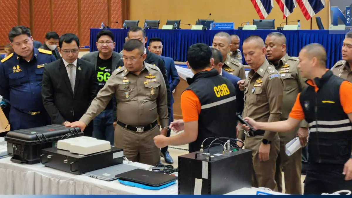 “บิ๊กเด่น”แถลงจับแก๊งสวมรอยธนาคารดัง ส่งSMS ดูดเงินเหยื่อร่วมร้อยล้าน