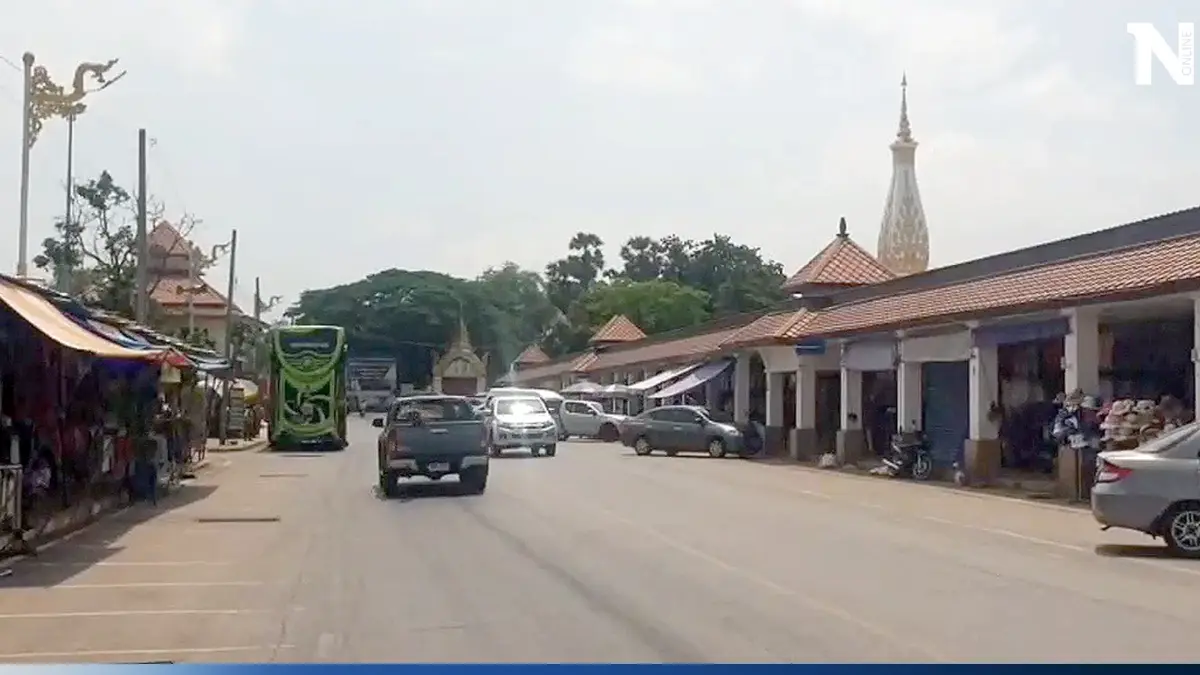 แก้ปัญหาพ่อค้าแม่ค้า"วัดพระธาตุพนม" สั่งปิด"ถนนชยางกูร" สร้างโดมขายของ