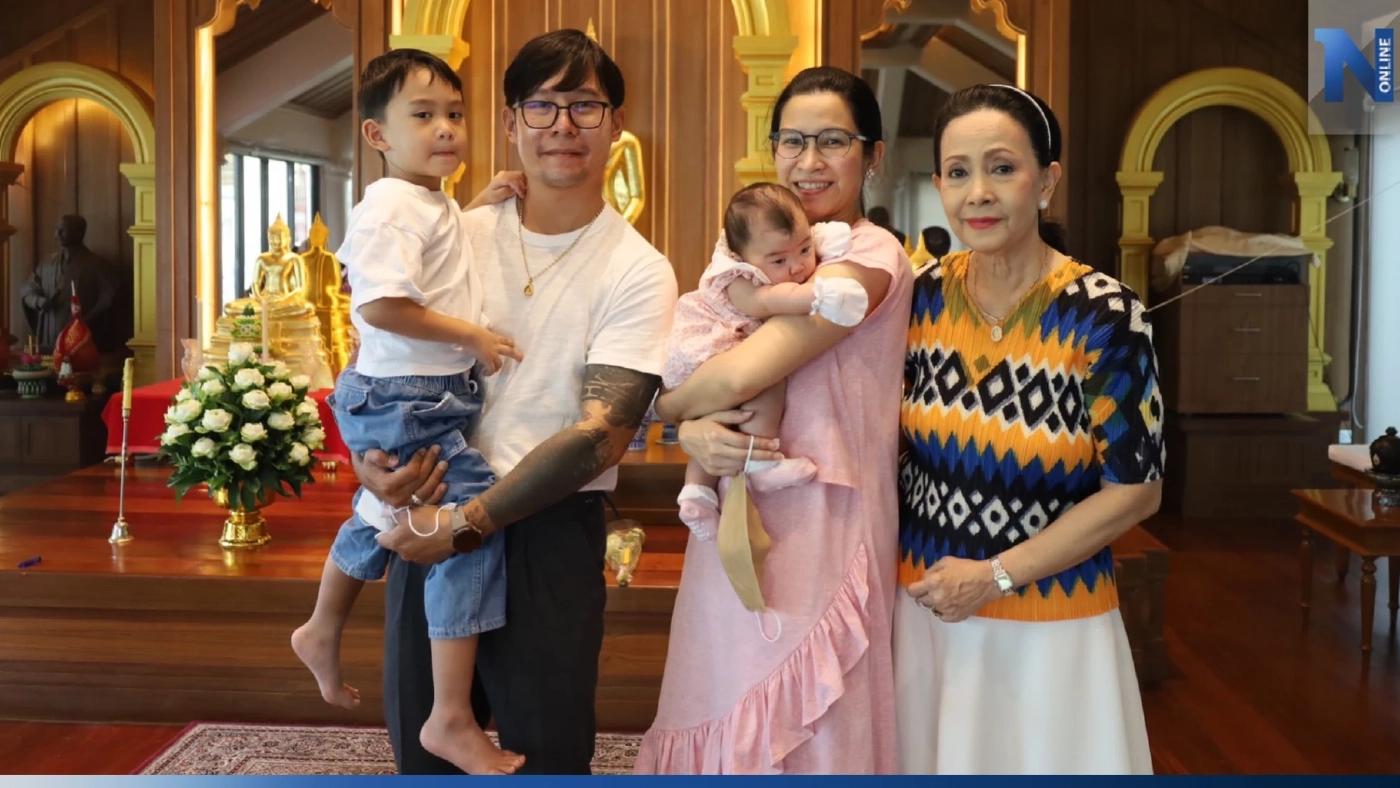 เปิดภาพความน่ารัก โกนผมไฟ "น้องมีตังค์" หลานสาวแห่งบ้าน “ศิระฉายา”