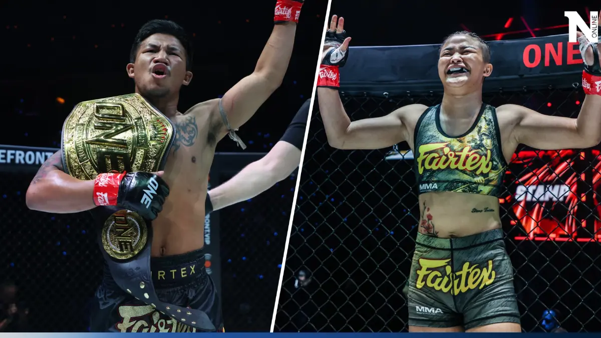 “รถถัง-แสตมป์” กอดคอคว้าชัย ศึก ONE FIGHT NIGHT 10