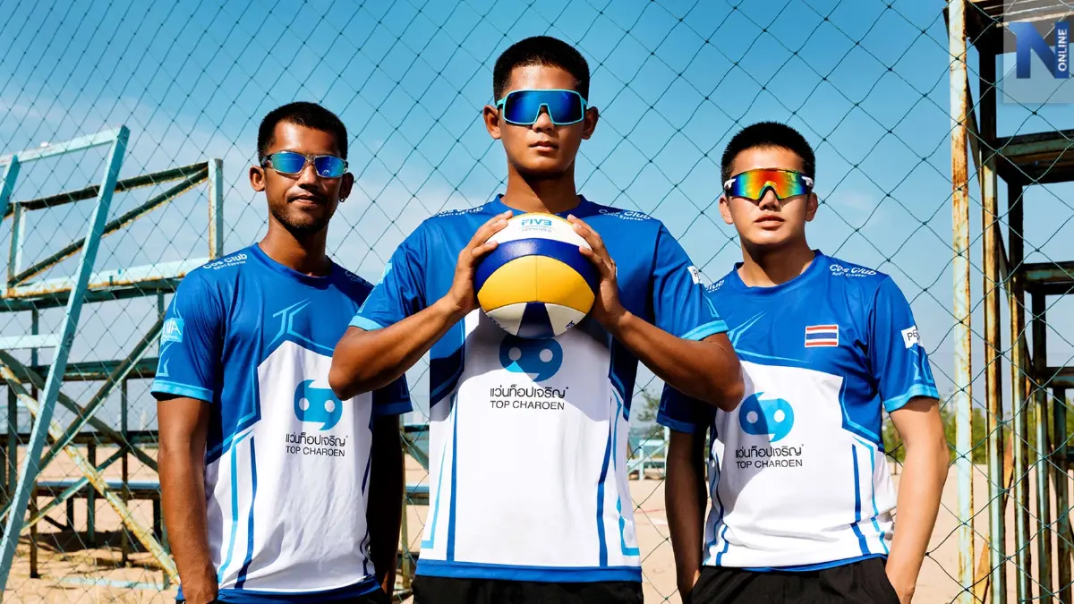 แว่นท็อปเจริญ  หนุนทัพนักตบลูกยางชายหาดทีมชาติไทยทีมชาย บินลัดฟ้าสู่กัมพูชา เตรียมคว้าชัยในศึกซีเกมส์ 2023