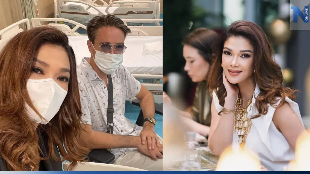 "ฮาน่า" หกล้มเท้าพลิก "ฮิวโก้" รีบมาดูแลภรรยาไม่ห่าง
