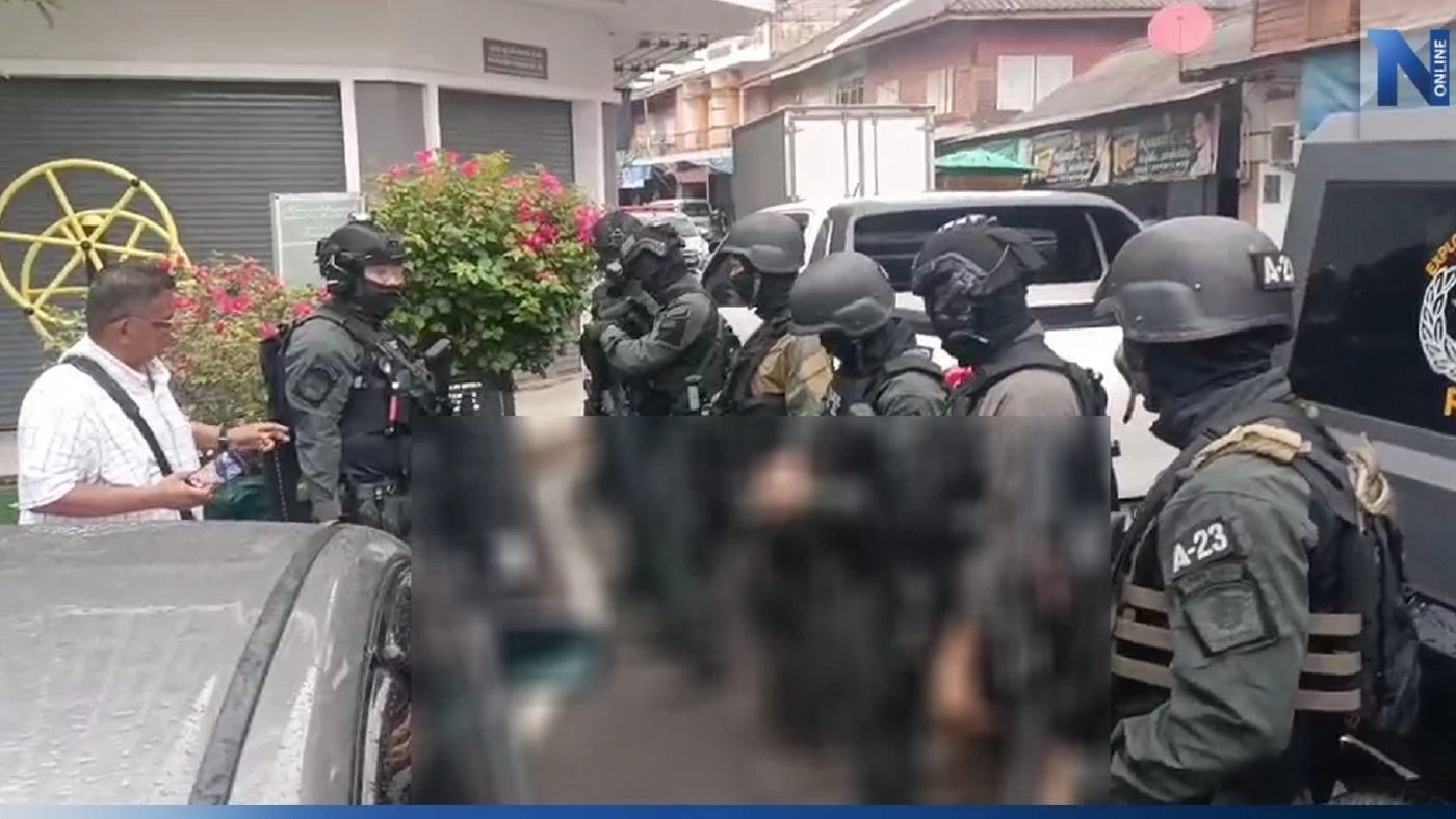 ด่วน! ครูสอนยิงปืนคลุ้มคลั่ง ยิงปืนใส่ตำรวจกลางเมืองระยอง