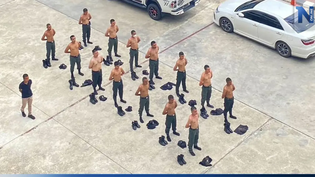 ผกก.สุไหงโก-ลก แจงภาพ พงส. ถอดเสื้อยืนตากแดด ยัน ธำรงวินัยตามระเบียบ