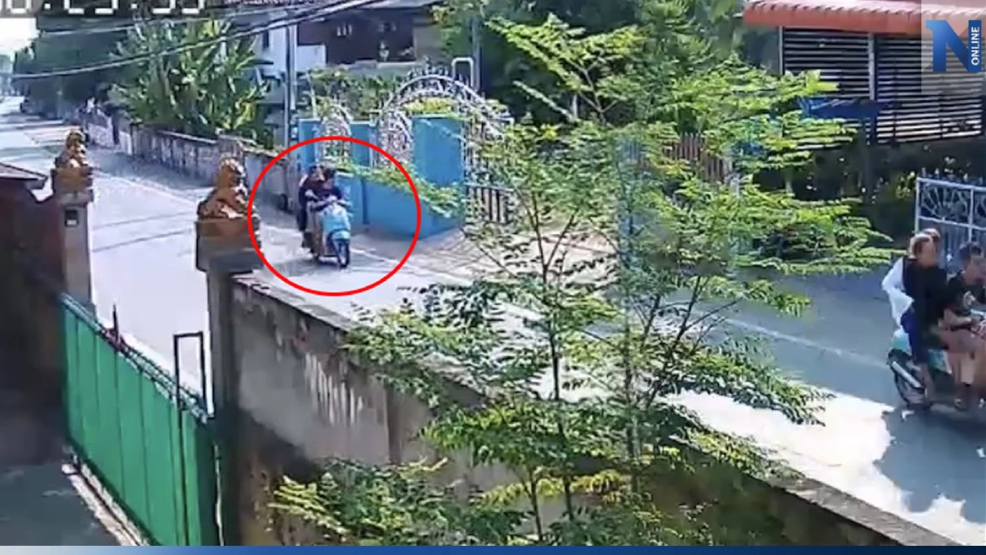 เปิดภาพวงจรปิด หนุ่มลูกครึ่ง ขี่ จยย. ซ้อน 3 ไปกับเพื่อนสาว ก่อนพบเป็นศพ