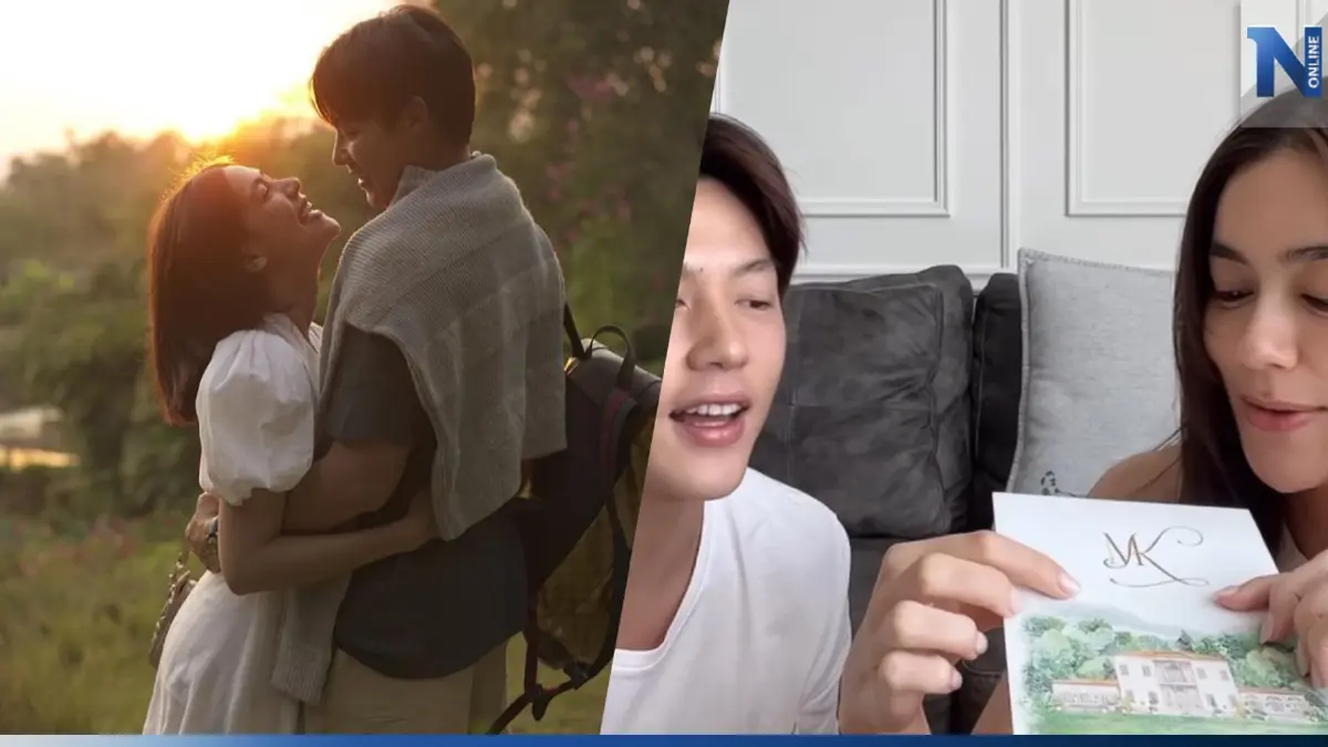 หมาก-คิมเบอร์ลี่ สาดความหวาน เล่าความหมายที่แฝงในการ์ดงานแต่ง