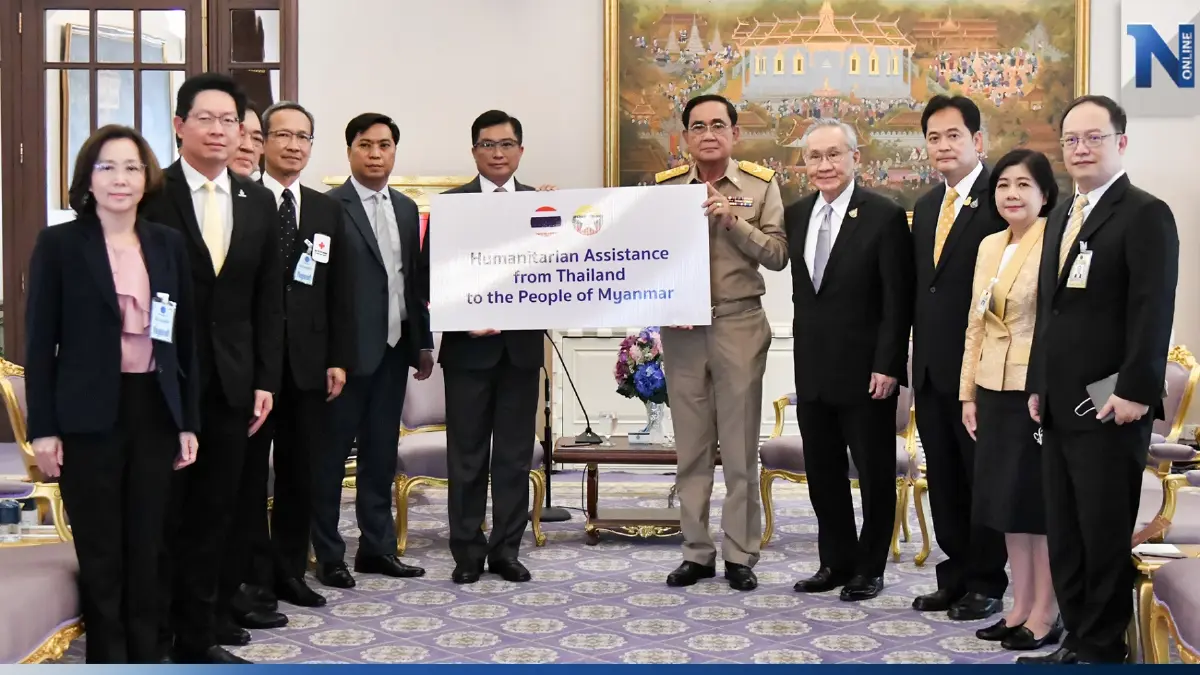 นายกฯ ในนามรัฐบาลไทย มอบความช่วยเหลือชาวเมียนมา ถูกพายุไซโคลนโมคาถล่ม นายกฯ ในนามรัฐบาลไทย มอบความช่วยเหลือชาวเมียนมา ถูกพายุไซโคลนโมคาถล่ม