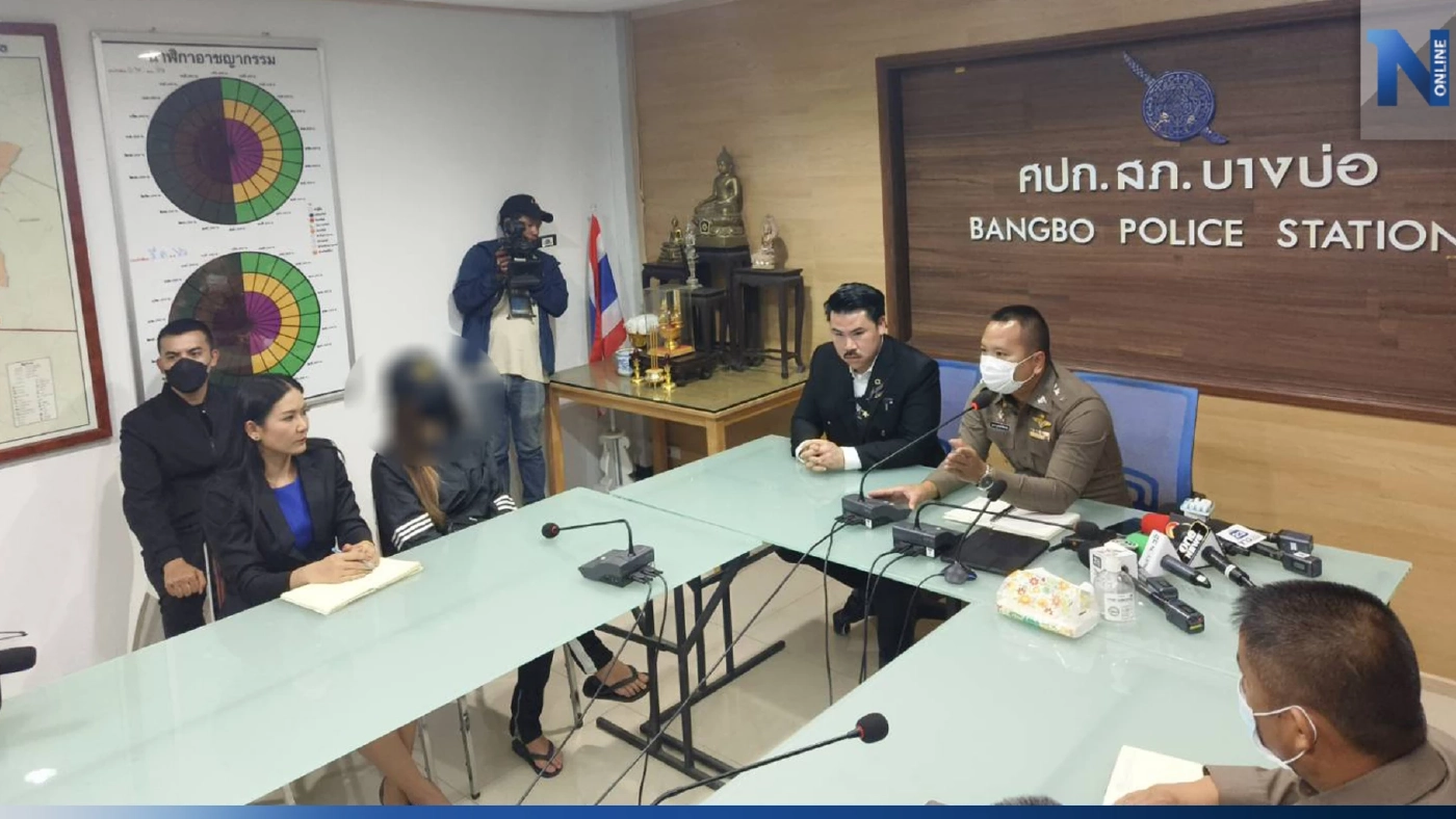 "กัน จอมพลัง" พาสาวลูกครึ่ง แจ้งจับแฟนหนุ่ม ทำร้ายร่างกาย-บังคับกินขี้หมา