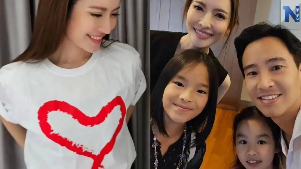 ดีต่อใจ"แอฟ ทักษอร"โพสต์ภาพร่วมเฟรม"ทิม พิธา" และลูกสาว ยินดีชัยชนะ