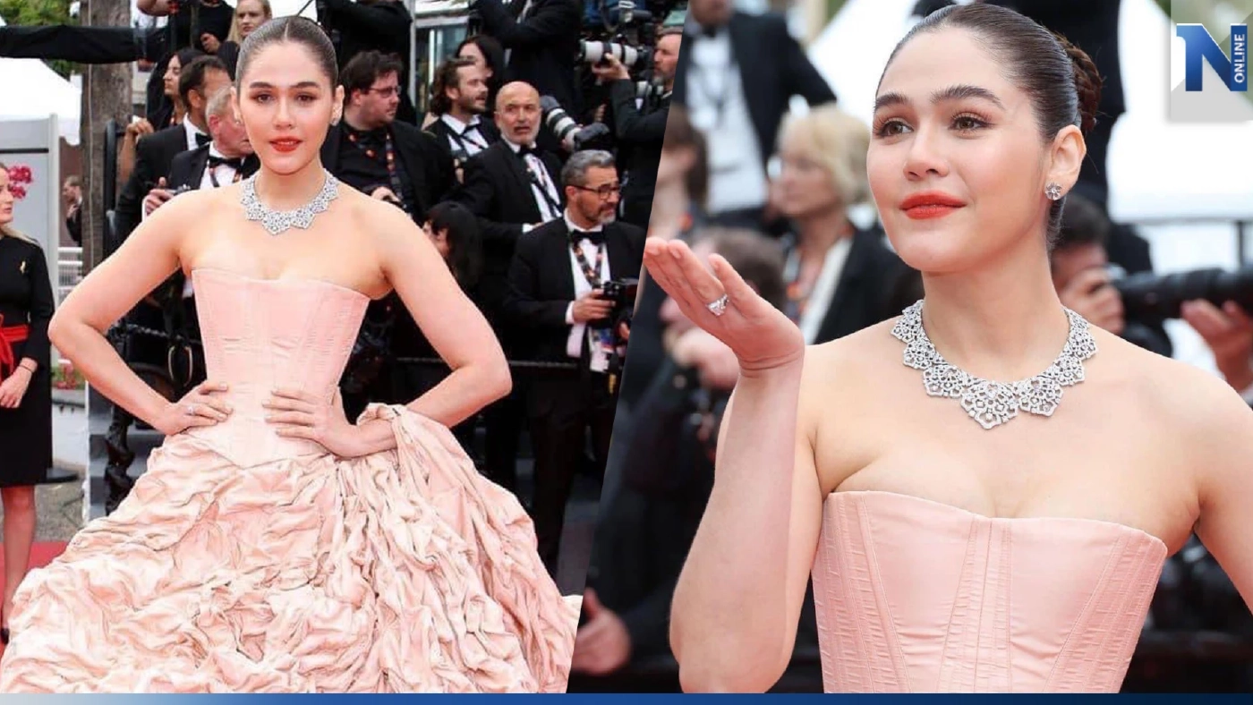 แม่ก็คือแม่! "ชมพู่ อารยา" สวยหรูฟูฟ่อง ลุคแรกบนพรมแดงเมืองคานส์