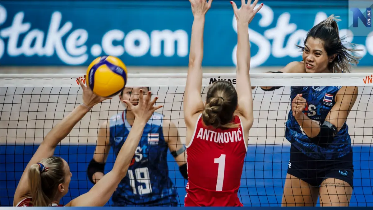 วอลเลย์บอลหญิงทีมชาติไทย พ่าย โครเอเชีย 3 เซตรวด ส่งท้าย VNL 2023 สนาม 2 วอลเลย์บอลหญิงทีมชาติไทย พ่าย โครเอเชีย 3 เซตรวด ส่งท้าย VNL 2023 สนาม 2