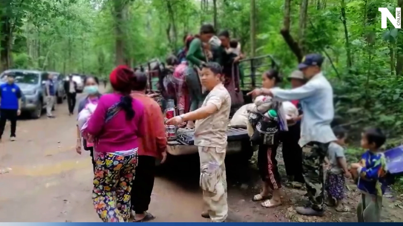 ผู้อพยพชาวกะเหรี่ยง หนีภัยสงคราม ยังทะลักเข้าไทยอย่างต่อเนื่อง