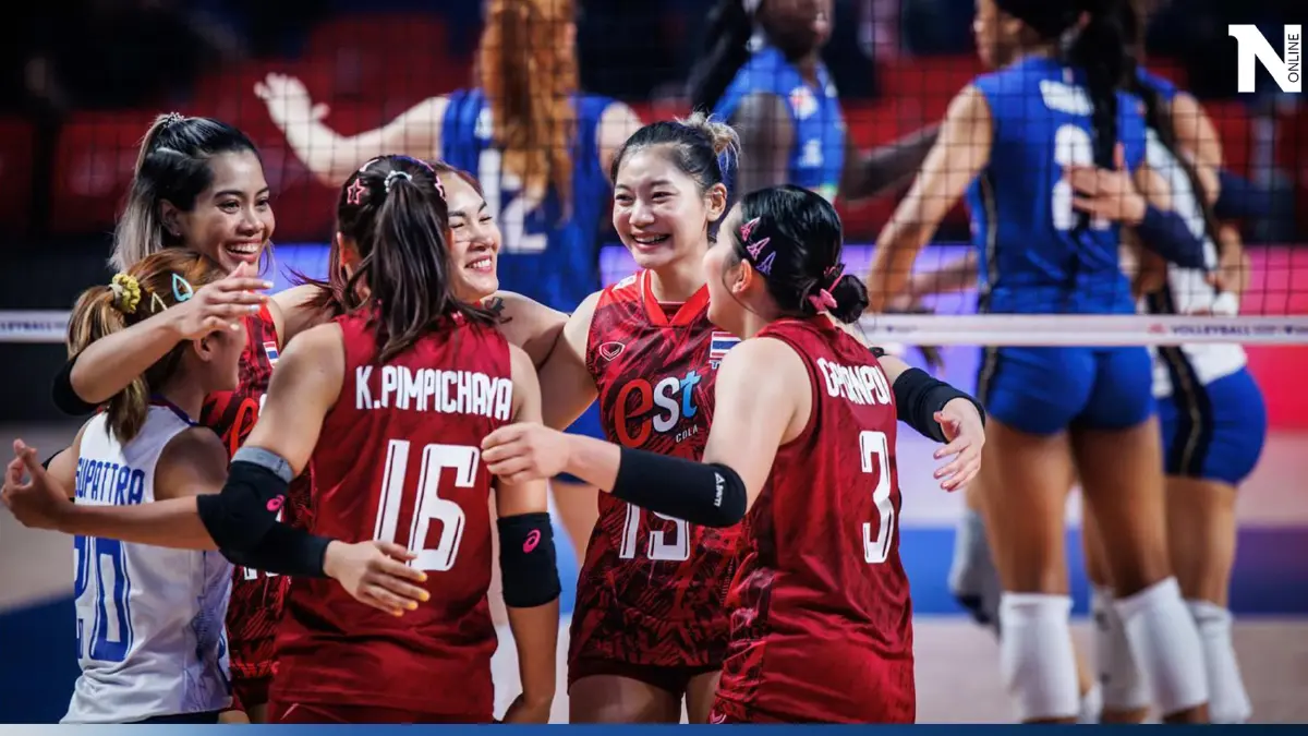 ถ่ายทอดสด วอลเลย์บอล "ไทย vs สหรัฐฯ" ศึก VNL2023 เช็กสถิติ-ลิงก์ชมสด