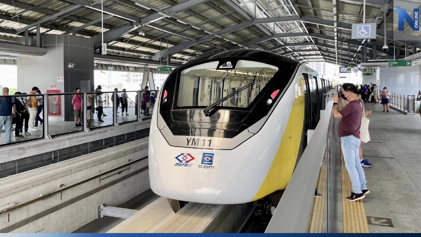 ครม. เคาะค่าโดยสาร รถไฟฟ้าสายสีเหลือง ราคา 15 - 45 บาท เริ่ม 3 ก.ค. นี้