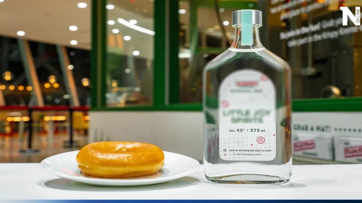 ไอเดียใหม่ลดขยะอาหาร! เปลี่ยนโดนัท Krispy Kreme เป็นเหล้าจิน