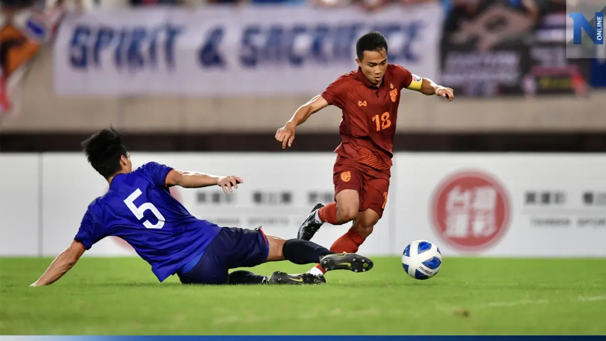 "ทีมชาติไทย" โดน ไต้หวัน ไล่เจ๊า 2-2 เกมอุ่นเครื่องฟีฟ่าเดย์ "ทีมชาติไทย" โดน ไต้หวัน ไล่เจ๊า 2-2 เกมอุ่นเครื่องฟีฟ่าเดย์