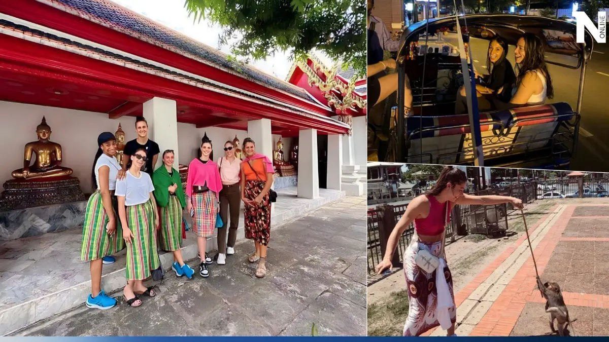 ประมวลภาพ นักตบสาวระดับโลกตระเวนเที่ยวทั่วไทย ก่อนลุยศึก VNL2023 สนาม 3 ประมวลภาพ นักตบสาวระดับโลกตระเวนเที่ยวทั่วไทย ก่อนลุยศึก VNL2023 สนาม 3