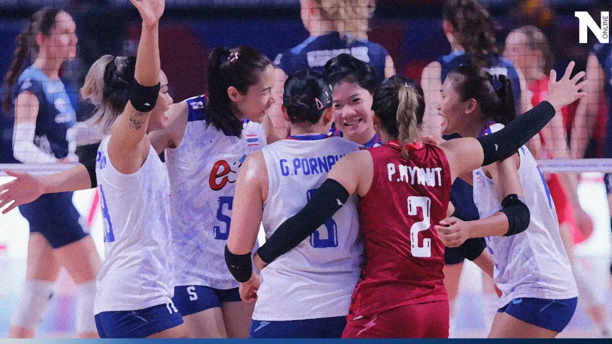 ถ่ายทอดสด วอลเลย์บอล "ไทย vs เนเธอร์แลนด์" ศึก VNL2023 คืนนี้ เช็กสถิติ-ลิงก์ชมสด