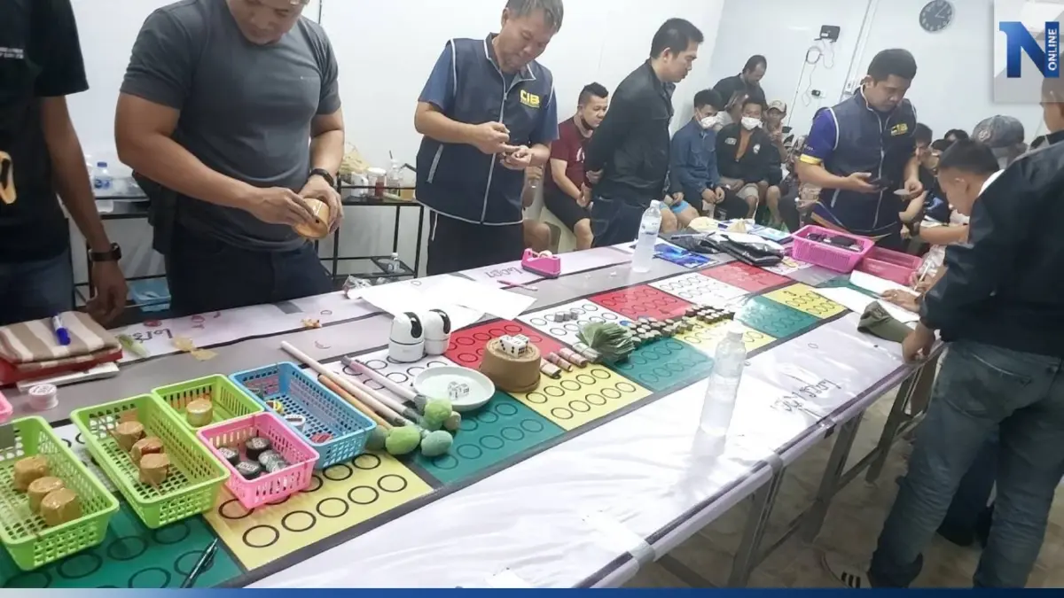 กองปราบฯ ลุยบ่อนอุบลฯ รวบ 45 ผีพนัน งามหน้า! บ่อนเปิดห่างโรงพักวารินแค่ 500 ม.
