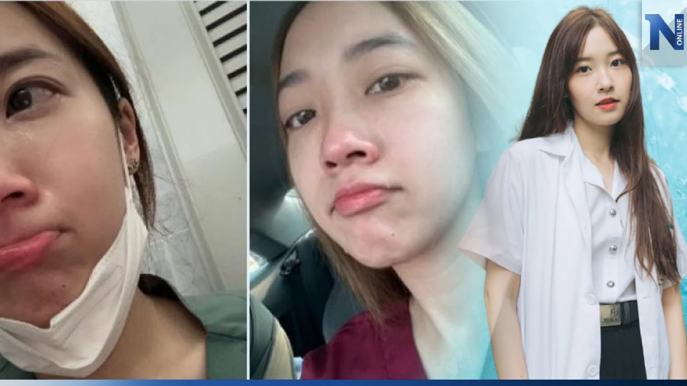 น้ำตาไหล 'ปุยเมฆ นภสร'  ลาออกหมอสู้ไม่ไหว ลั่น!ไม่เป็นข้าราชการก็ไม่ตาย