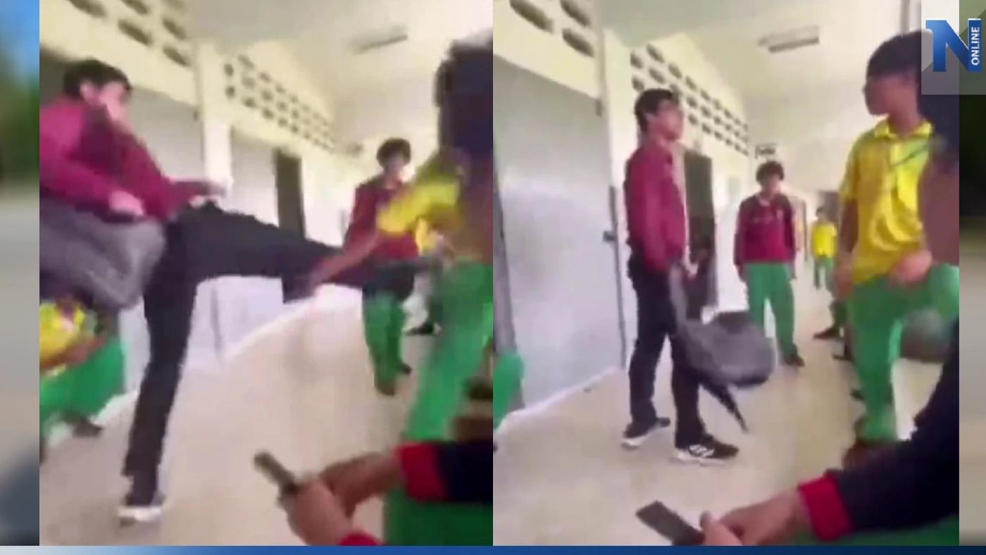 เจอตัวแล้ว ครูลูกครึ่ง กระโดดถีบนักเรียน รับเครียดหลายเรื่อง-ถูกนร.บูลลี่