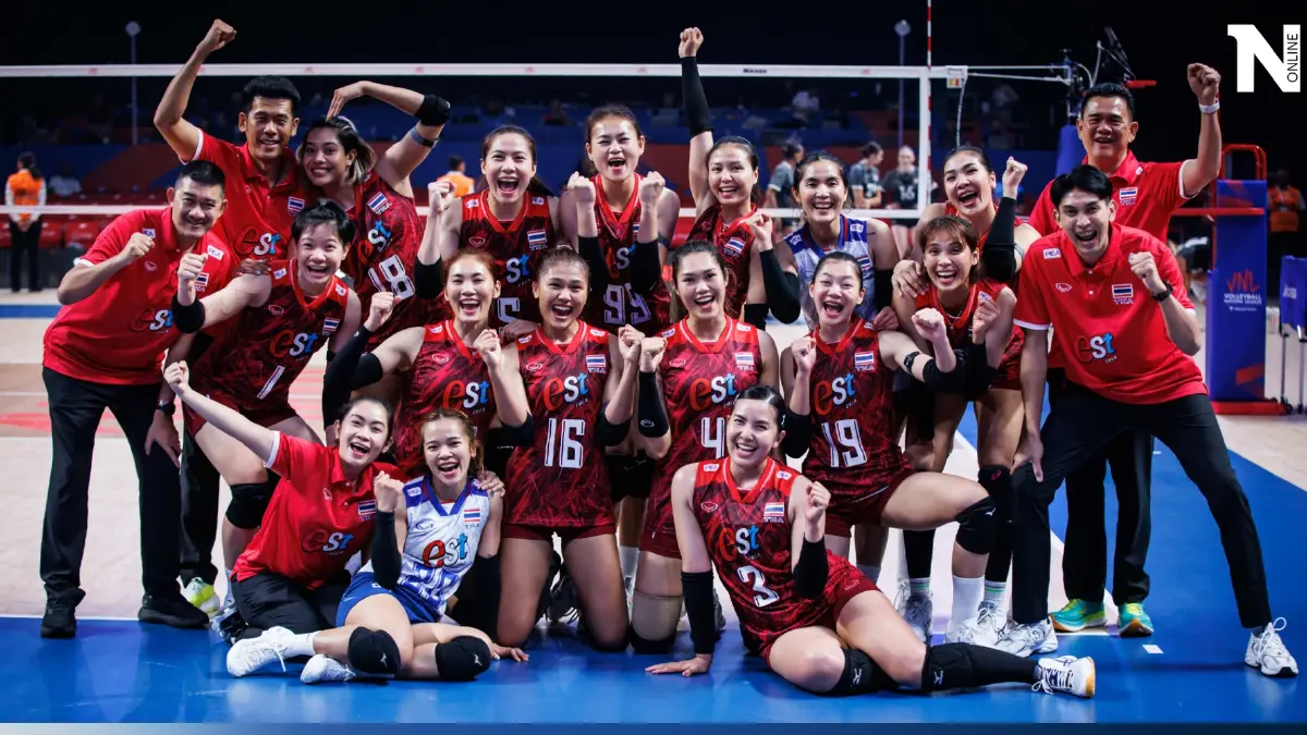 "วอลเลย์บอลสาวไทย" ฝากแฟนส่งใจเชียร์เกมบู๊เยอรมนี ศึก "VNL2023" คืนวันพุธนี้ "วอลเลย์บอลสาวไทย" ฝากแฟนส่งใจเชียร์เกมบู๊เยอรมนี ศึก "VNL2023" คืนวันพุธนี้