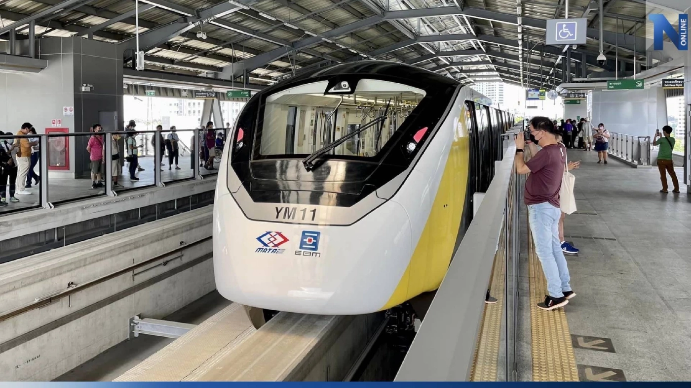 ครบ 23 สถานี! รถไฟฟ้าสายสีเหลือง เปิดบริการสถานีลาดพร้าว พร้อมลดค่าจอดรถ