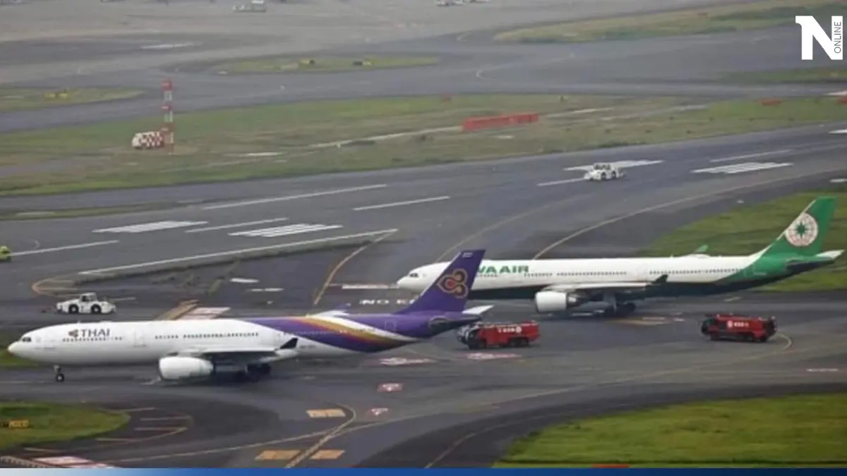 "การบินไทย" ชี้แจง กรณีเครื่องบินเฉี่ยวชน EVA Air ที่สนามบินฮาเนดะ  