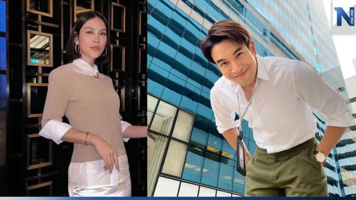 โมเมนต์น่ารัก "แมท ภีรนีย์-เกรท วรินทร" จีบกันออกสื่อ