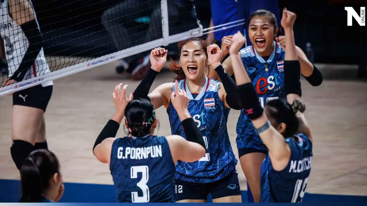 ถ่ายทอดสด วอลเลย์บอล "ไทย vs เยอรมนี" ศึก VNL2023 เช็กสถิติ-ลิงก์ชมสด