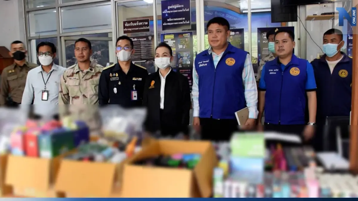 บุกจับบุหรี่ไฟฟ้ากลางเมืองกรุงเก่า 3 ร้าน พบ นร.เข้าไปซื้อน้ำยาคาตา