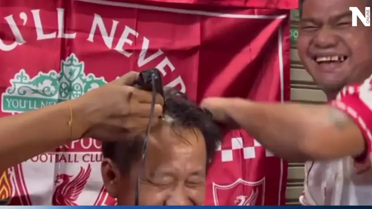 เปิดคลิป ทวงแค้น "แฟนผี"โกนหัว"เด็กหงส์" หลังจบพรีเมียร์ลีกอันดับสูงกว่า