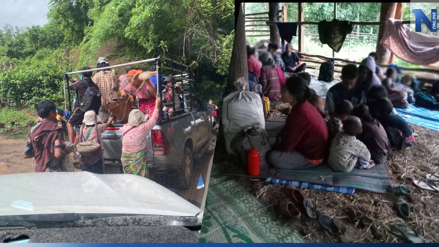 กะเหรี่ยงถล่มทหารเมียนมา รัฐคะยา ผู้ลี้ภัยสงครามทะลักแม่ฮ่องสอน 3.3 พันคน