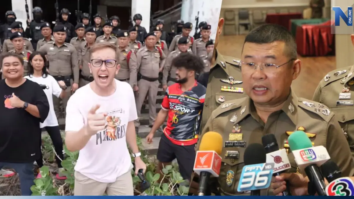 "บิ๊กเด่น" รับมีตำรวจจริง 8 นาย ถูกจ้างทำคอนเทนต์ไล่ล่าในห้างร้าง