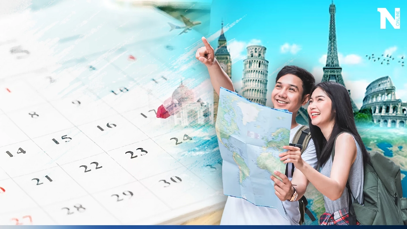 เช็กวันหยุดยาว อัปเดตวันหยุดครึ่งปีหลัง ส.ค. - ธ.ค. 66 เตรียมลายาว ได้ที่นี่