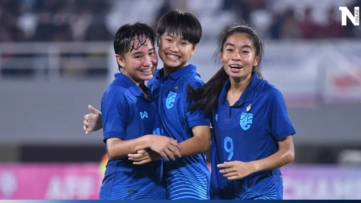 ฟุตบอลสาวไทย U19 อัด อินโดนีเซีย 7-1 ลิ่วชิงแชมป์อาเซียน