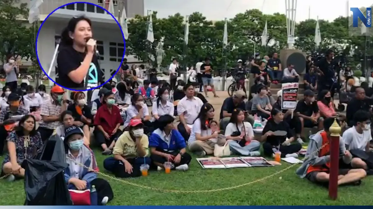 "มายด์ ภัสราวลี" ปราศรัยเดือดย้ำไม่ได้ป้อง "พิธา" แต่ป้องเสียง ปชช.