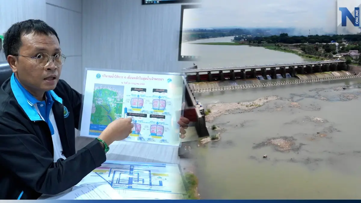 ชป.12 เตรียมแผนจัดการน้ำช่วงภัยแล้งลุ่มเจ้าพระยา หลังน้ำต้นทุนมีน้อย ชป.12 เตรียมแผนจัดการน้ำช่วงภัยแล้งลุ่มเจ้าพระยา หลังน้ำต้นทุนมีน้อย