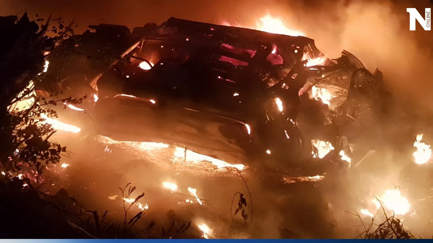 อุทาหรณ์ เก๋งซิ่งฝ่าสายฝนเสียหลักตกร่องกลางถนน ไฟคลอกคนขับดับ อุทาหรณ์ เก๋งซิ่งฝ่าสายฝนเสียหลักตกร่องกลางถนน ไฟคลอกคนขับดับ