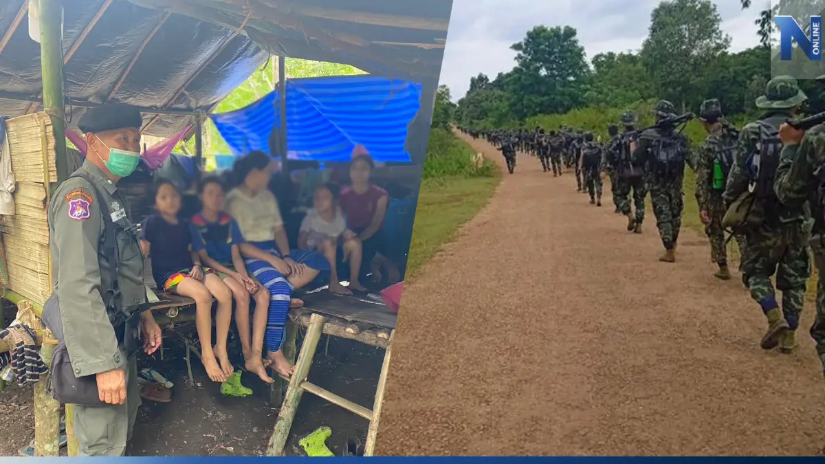 สถานการณ์สู้รบในรัฐคะยา "เมียนมา" ยังหนัก ผู้ลี้ภัยสงครามทะลักเข้าไทย