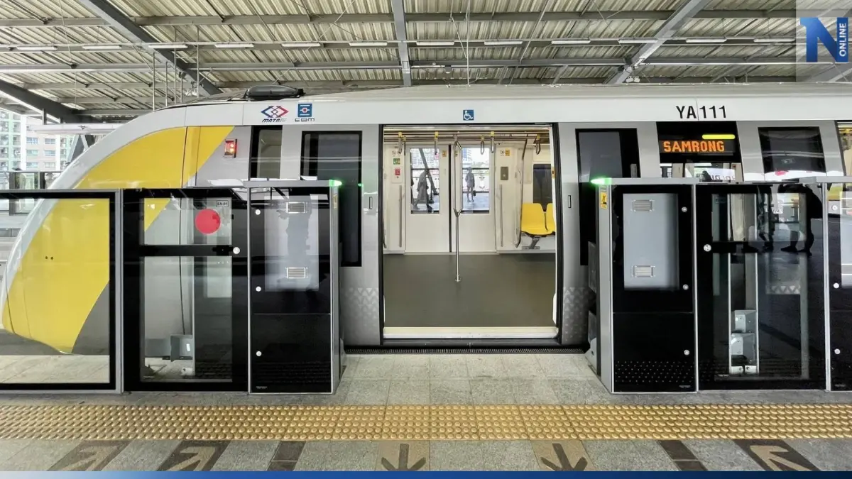 เปิดทางการ "รถไฟฟ้าสายสีเหลือง" เช็กรายละเอียดค่าโดยสาร ทุกสถานีได้ที่นี่