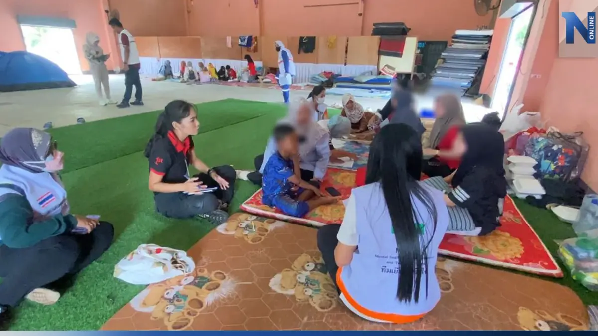 กรมสุขภาพจิต เร่งเยียวยาจิตใจชาวมูโนะ พบ 77 ราย มีภาวะเครียด นอนไม่หลับ