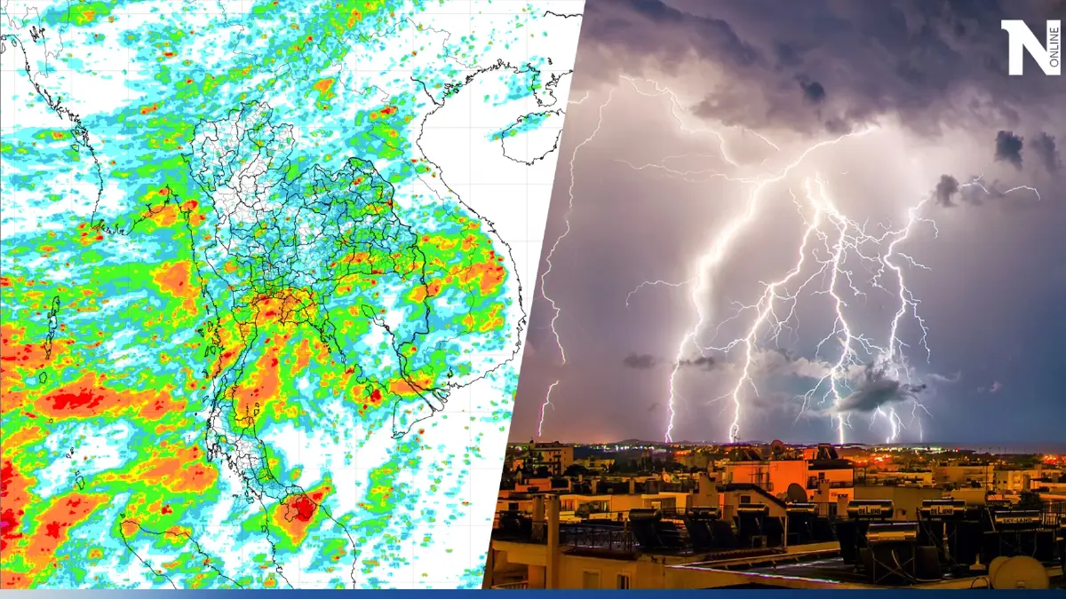 กรมอุตุฯ เตือนด่วน 3 ภาค "ฝนตกหนัก" เตรียมรับมือน้ำท่วม กทม.ฝนถล่ม 70%