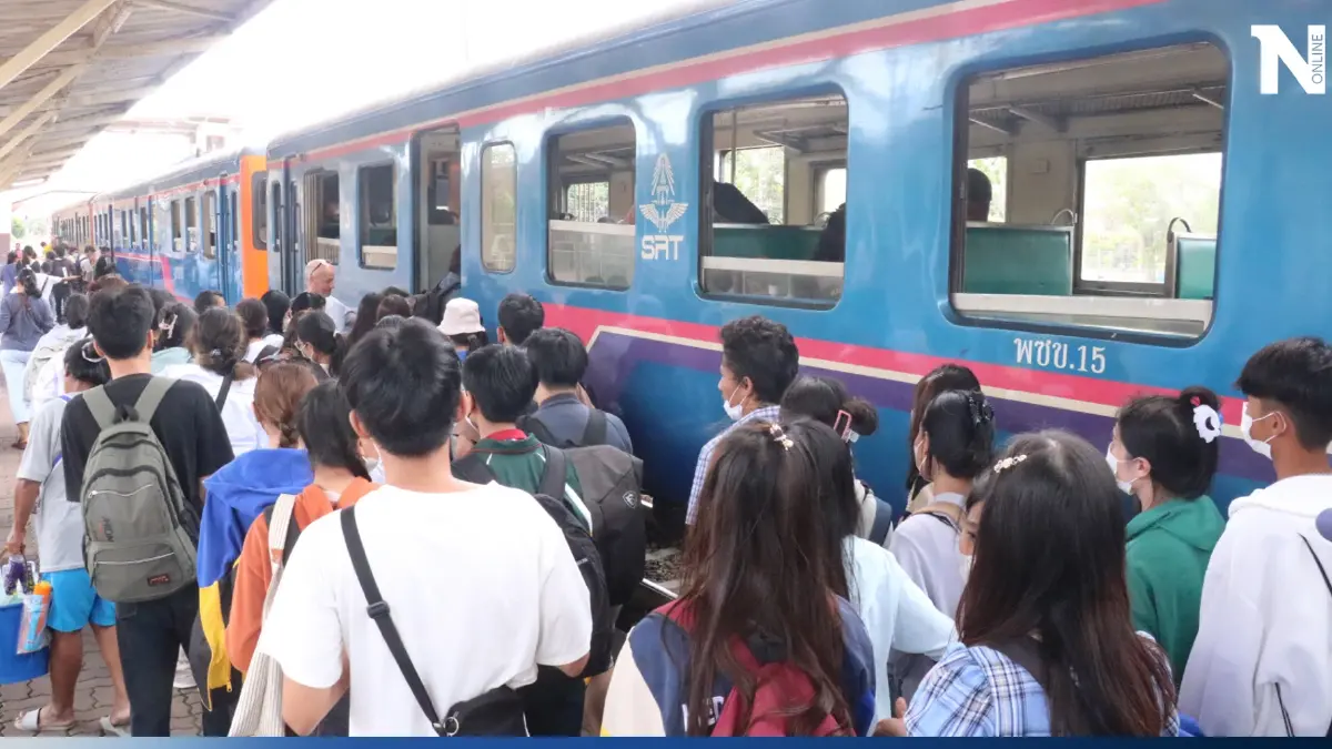 ขบวนรถไฟโคราชแน่น ประชาชนหนีรถติด"มิตรภาพ" กลับภูมิลำเนาช่วงวันหยุดยาว ขบวนรถไฟโคราชแน่น ประชาชนหนีรถติด"มิตรภาพ" กลับภูมิลำเนาช่วงวันหยุดยาว