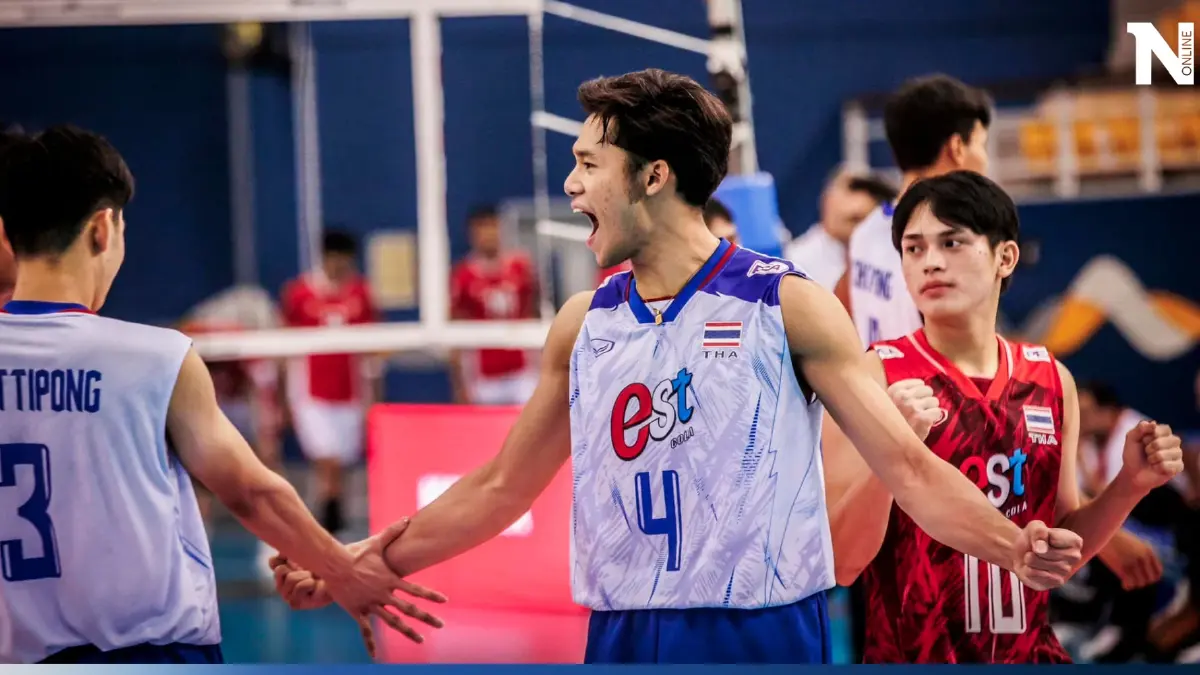 วอลเลย์บอลชายไทย U21 ชนะตูนีเซีย ลิ่ว 8 ทีมศึกชิงแชมป์โลก วอลเลย์บอลชายไทย U21 ชนะตูนีเซีย ลิ่ว 8 ทีมศึกชิงแชมป์โลก